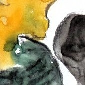 ohne titel, 2024, mischtechnik auf papier, 42,4x61 cm, copyright vg bildkunst + axel h�ptner